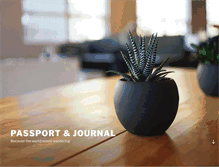Tablet Screenshot of passportandjournal.com